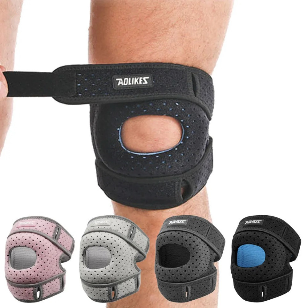 Compression Knee Sleeve - 新しい 1 個膝蓋骨膝ブレース圧縮スリーブサポート女性男性膝痛関節炎痛みスポーツ膝ガードパッド