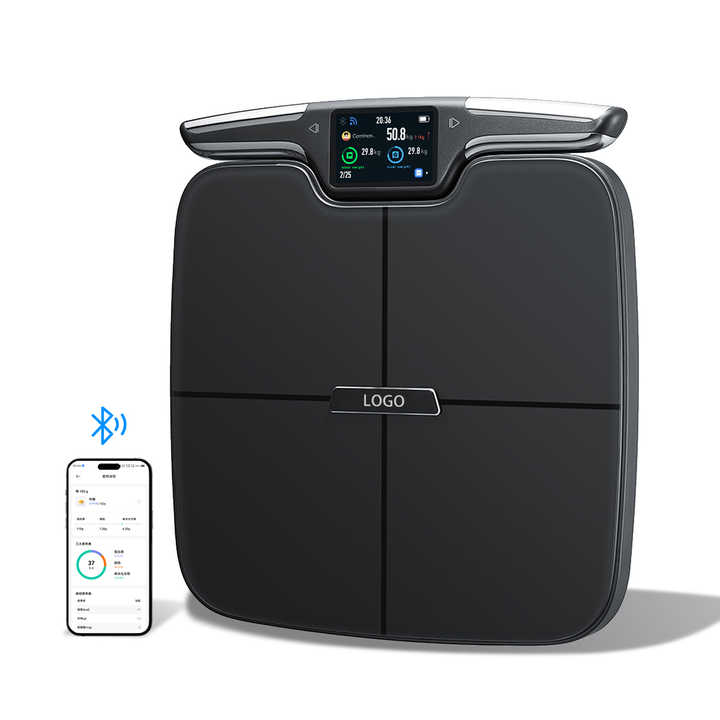 Digital Body Weight Scale - スマート体脂肪計 8電極式体組成計 手足電極付き セグメント別筋肉脂肪分析機能搭載