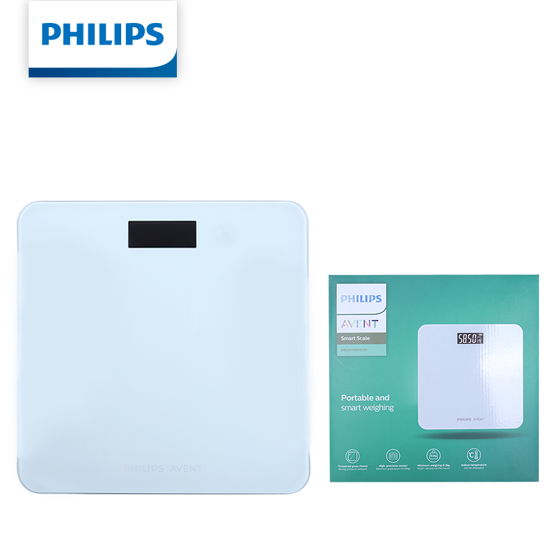 Digital Body Weight Scale - アベント スマート体重計 LCDディスプレイ 家庭用体重計 電池別売 BBL60383AE/93