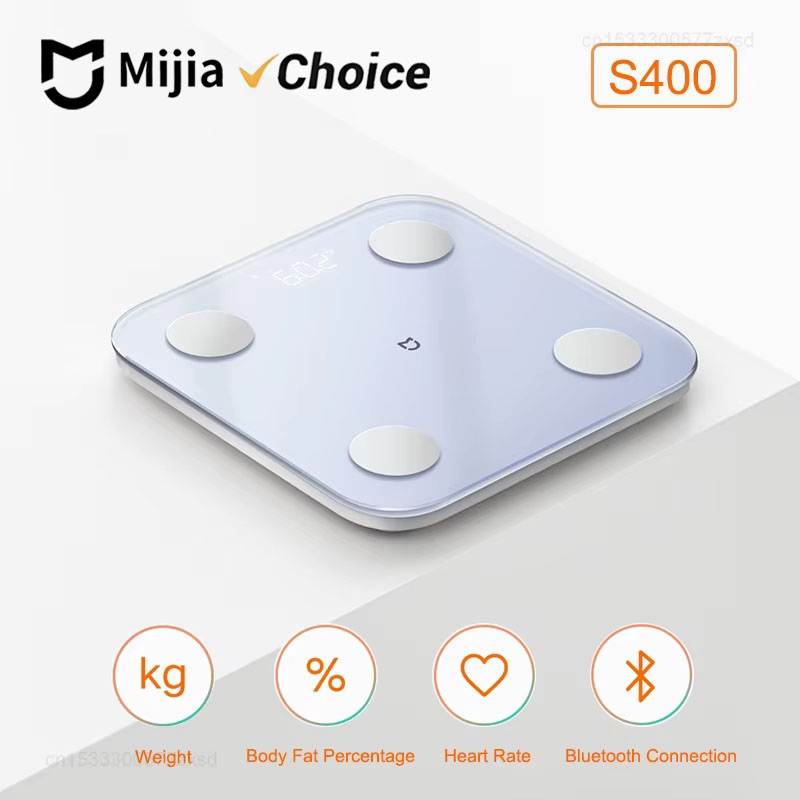 Digital Body Weight Scale - Mijia 体脂肪計 S400 Bluetooth 5.0 スマートホーム体重計