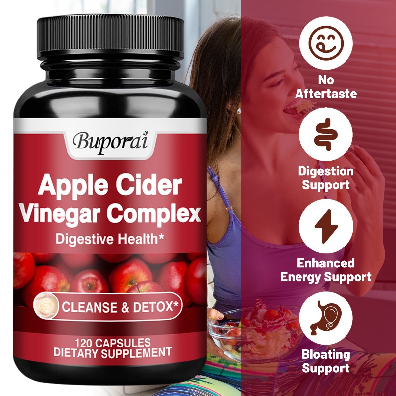 Health And Wellness Promotion - アップルサイダービネガー - 活力と健康状態を維持し、免疫の健康を促進し、膨満感を軽減し、消化の健康と吸収を促進します。