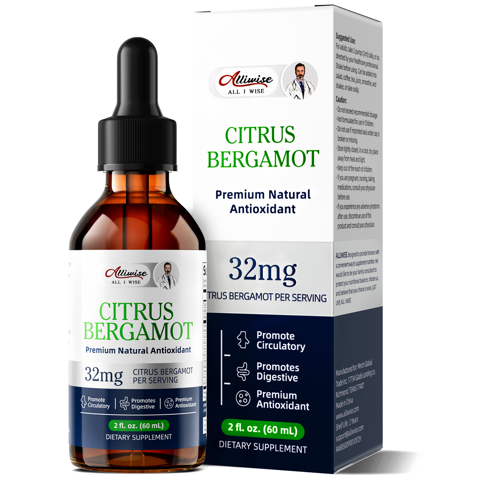Health And Wellness Promotion - プレミアムシトラスベルガモットドロップス、循環系の健康を促進し、全体的な健康、免疫システム、消化器系の健康をサポートします