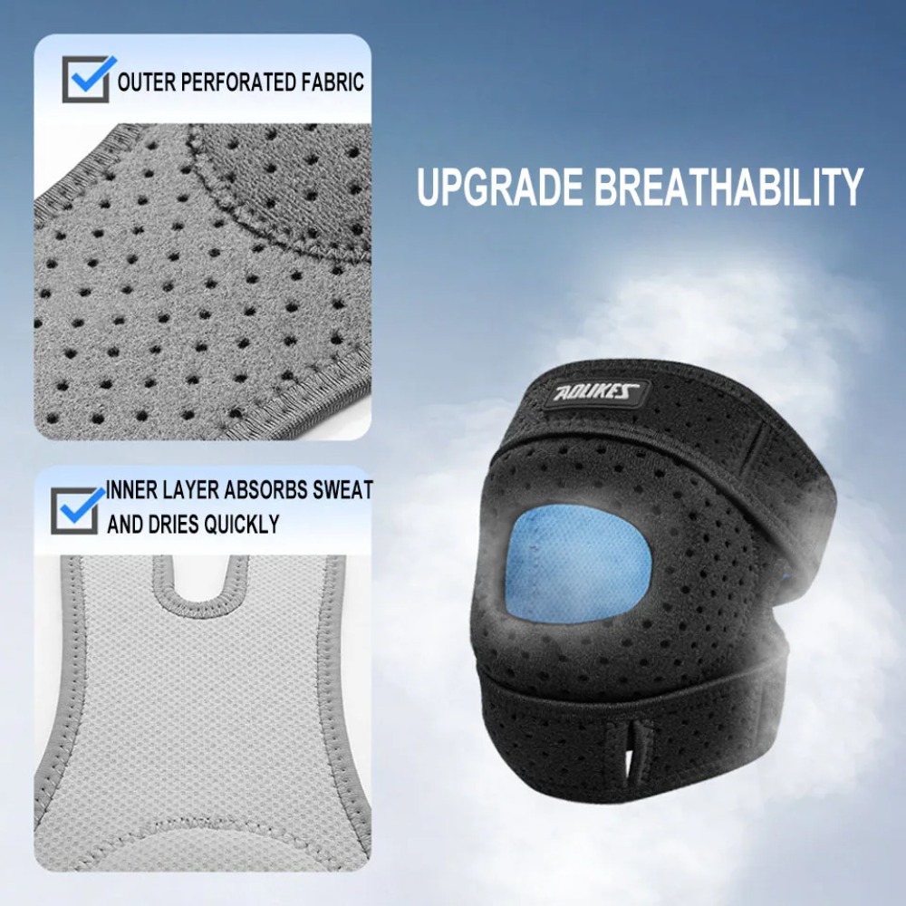新しい 1 個膝蓋骨膝ブレース圧縮スリーブサポート女性男性膝 - Compression Knee Sleeve のレビューと価格