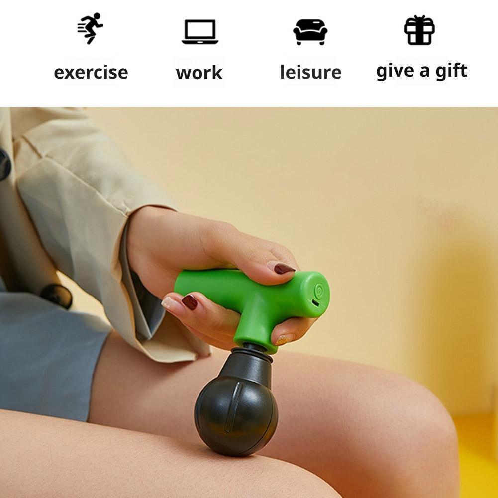 ポータブルミニマッサージガン、ハンドヘルドディープティシュー - Health Wellness And Fitness のレビューと価格