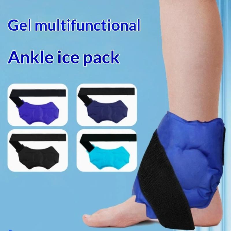 新しい膝足首用アイスパックラップ、再利用可能な温冷湿布、36 - Compression Knee Sleeve のレビューと価格