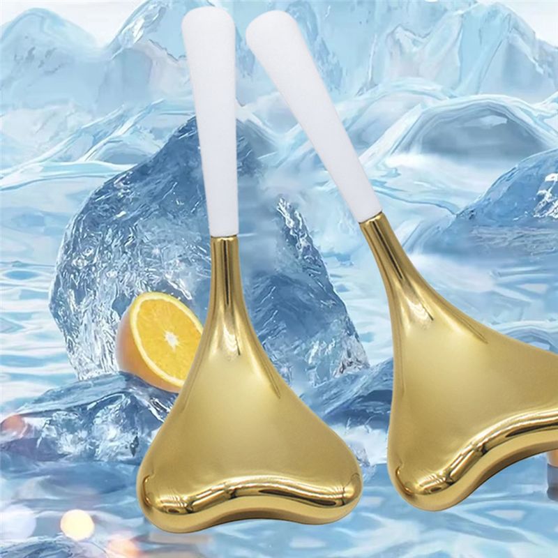 YCOC-アイスグローブ フェイス用 2個入り 高級ローズゴ - Ice Roller Face Cold のレビューと価格