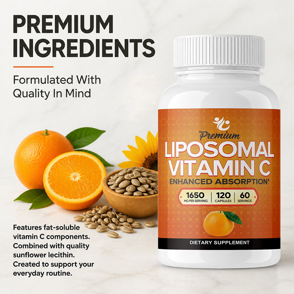 リポソーム状ビタミンCカプセル 1650mg、コラーゲン生成 - Health And Wellness Promotion のレビューと価格