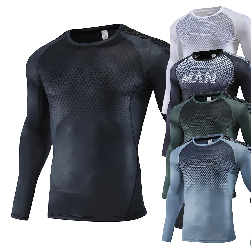 メンズスポーツTシャツ,トップ,コンプレッションガーメント, - Health Wellness And Fitness のレビューと価格