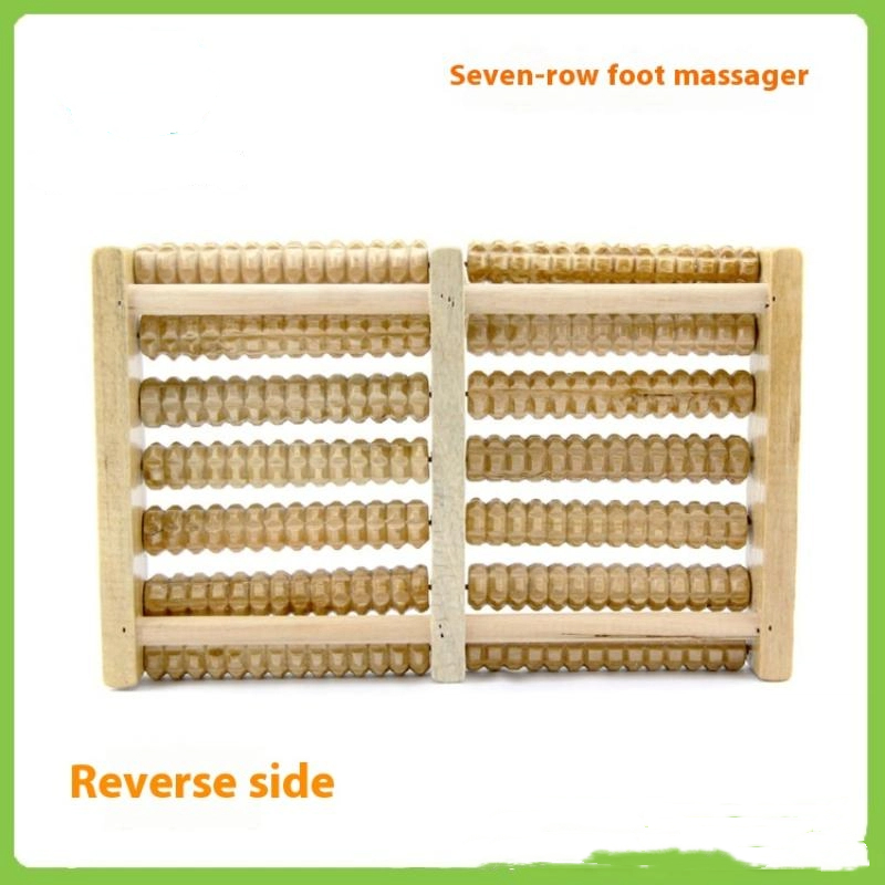 1PC 木製フットマッサージャーローラーリフレクソロジースト - Reflexology Foot Roller のレビューと価格