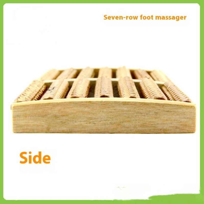 1PC 木製フットマッサージャーローラーリフレクソロジースト - Reflexology Foot Roller のレビューと価格