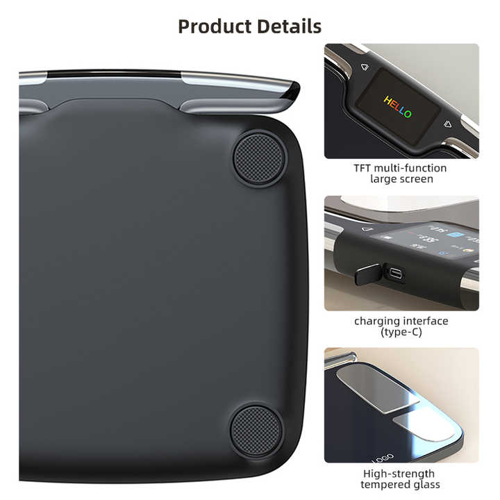 スマート体脂肪計 8電極式体組成計 手足電極付き セグメント - Digital Body Weight Scale のレビューと価格