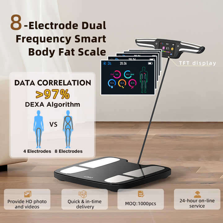 スマート体脂肪計 8電極式体組成計 手足電極付き セグメント - Digital Body Weight Scale のレビューと価格