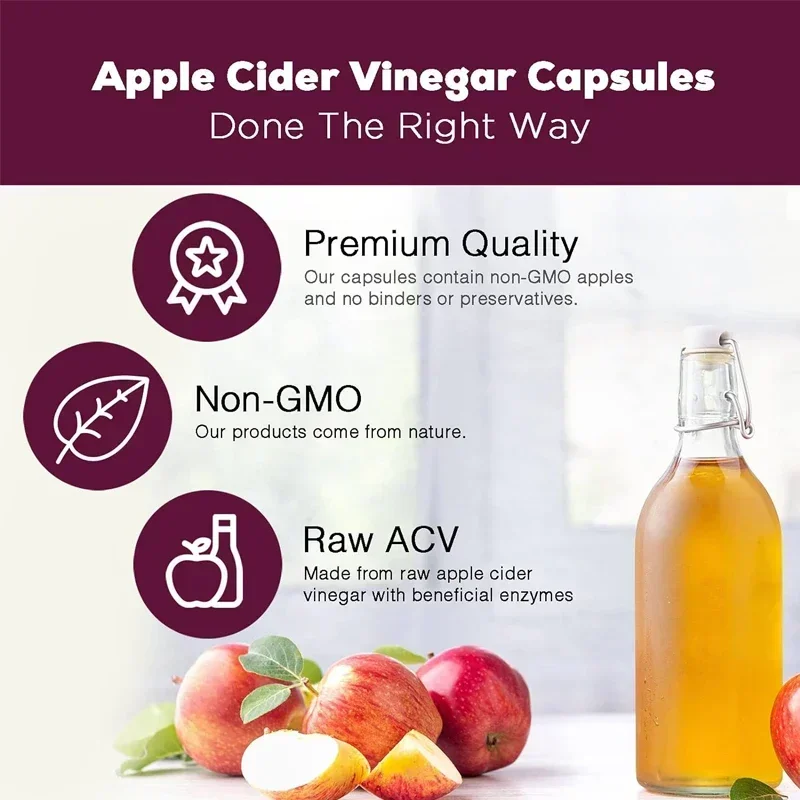 アップルサイダービネガーカプセル - 活力と健康状態を維持し - Health And Wellness Promotion のレビューと価格