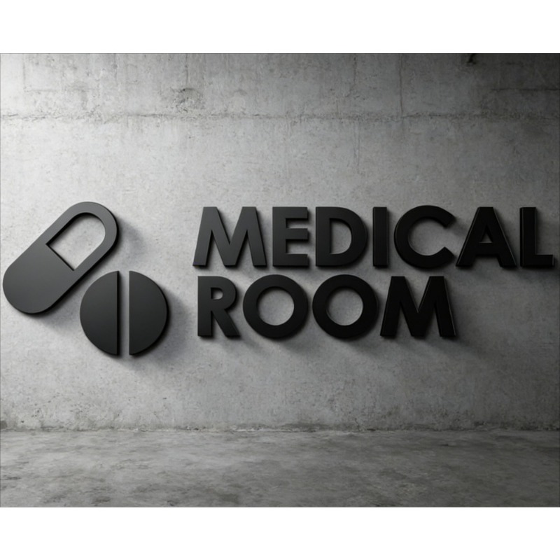 医療室サイン - アクリル製3Dウェルネスヘルスクリニックド - Health Wellness Clinic のレビューと価格
