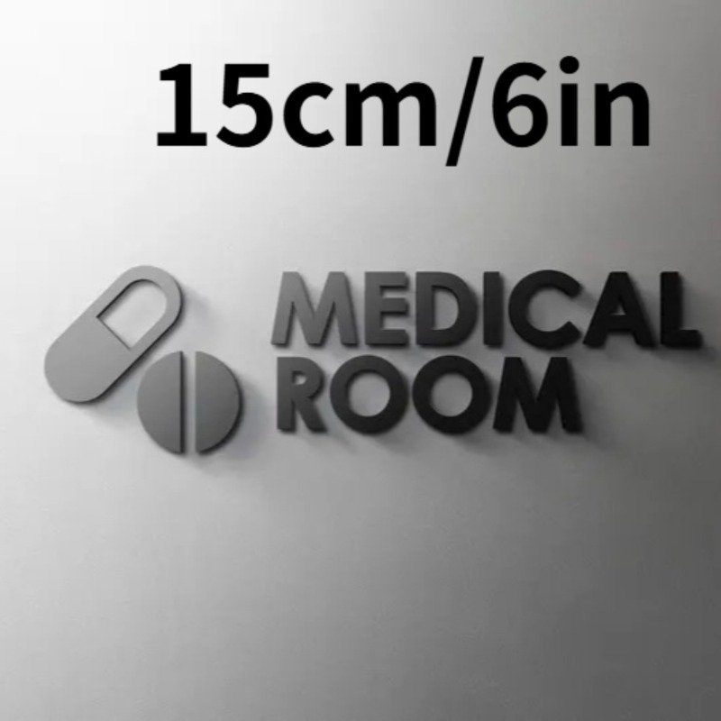 医療室サイン - アクリル製3Dウェルネスヘルスクリニックド - Health Wellness Clinic のレビューと価格