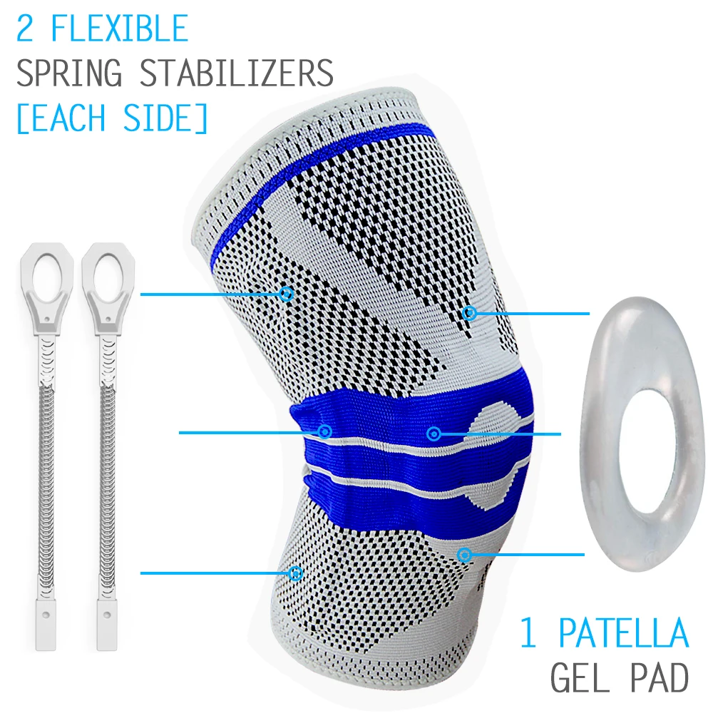 ジョイントサポート用関節症膝プロテクター、メニスカス圧縮保護 - Compression Knee Sleeve のレビューと価格