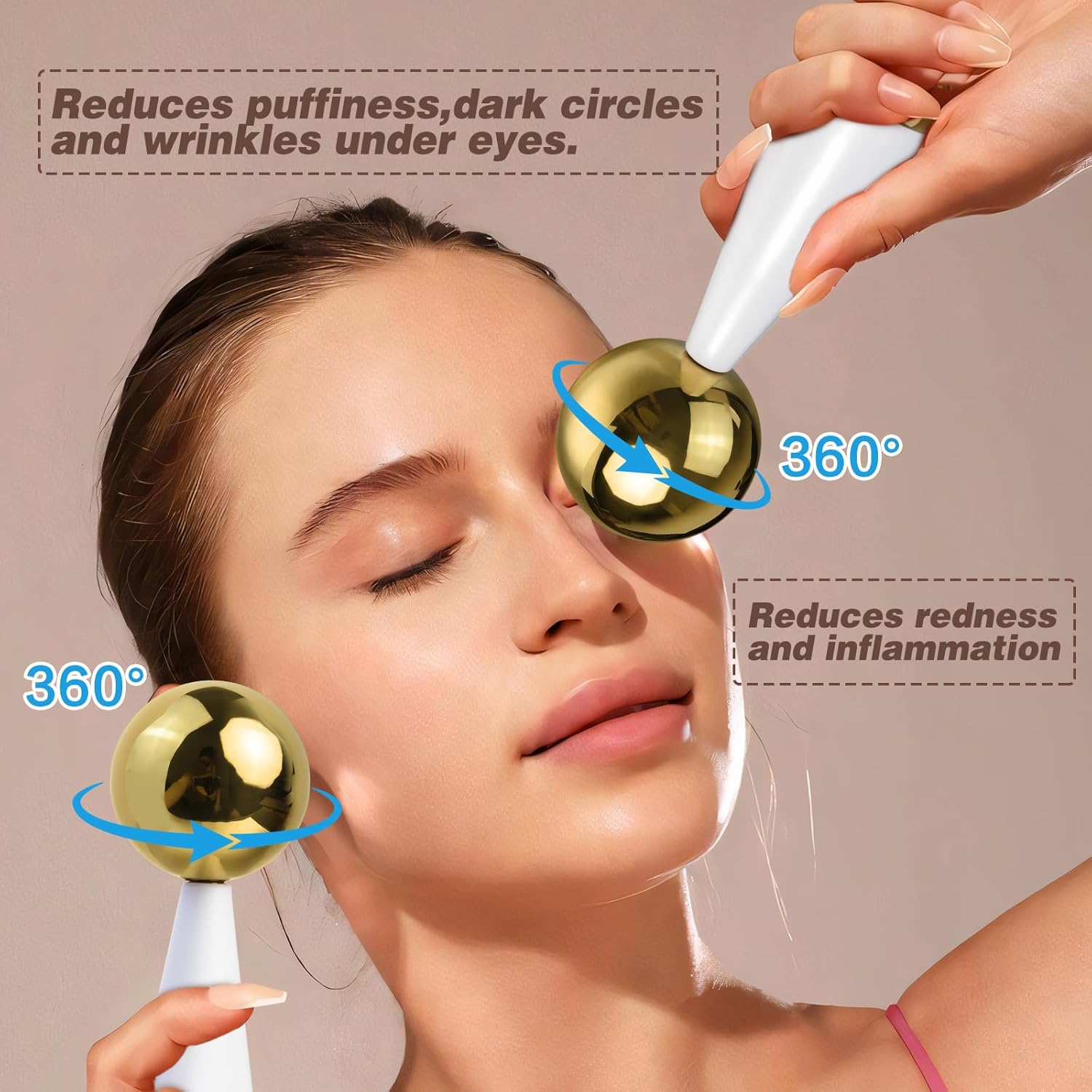 アイスグローブ フェイスアイ用 スチール ホット&クライオス - Ice Roller Face Cold のレビューと価格