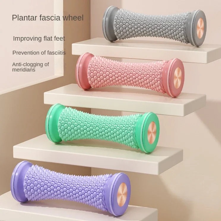 ミニフットマッサージャー マッサージローラー ヨガマッサージ - Reflexology Foot Roller のレビューと価格