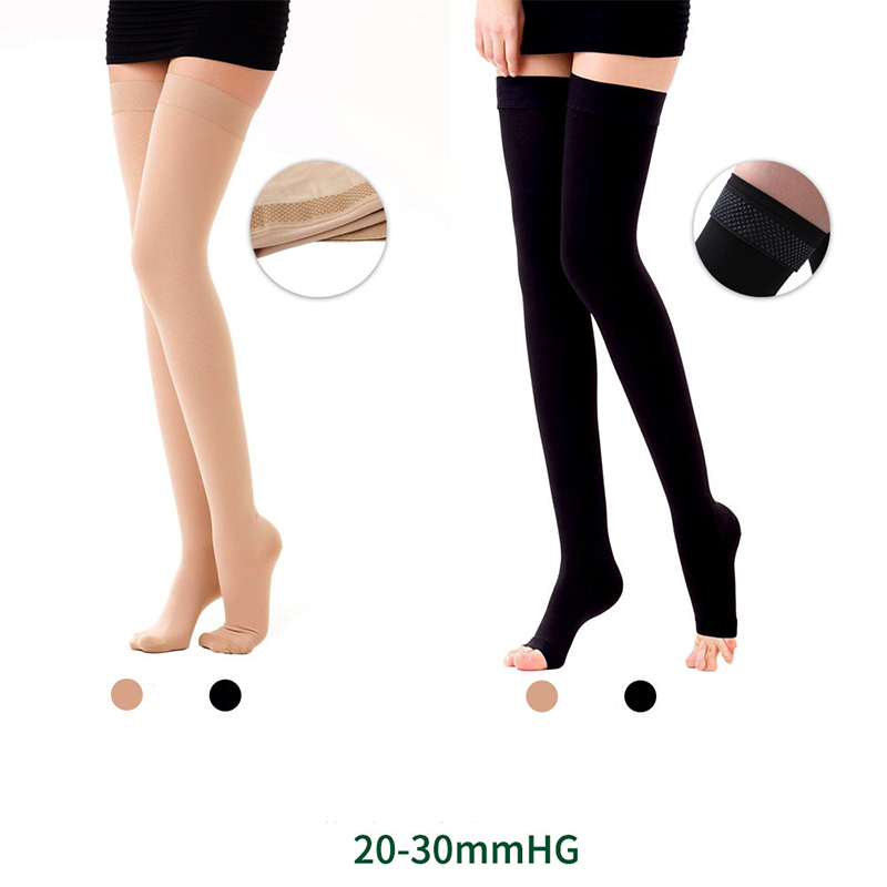 20-32 mmHg 圧縮ストッキング レッグウォーマー 太 - Compression Knee Sleeve のレビューと価格