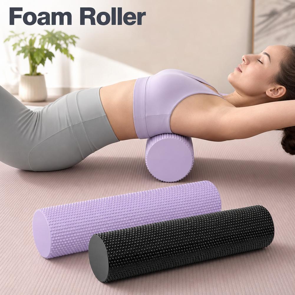 EVAヨガフォームローラー高密度ワークアウトリカバリーボディ - Health Wellness And Fitness のレビューと価格