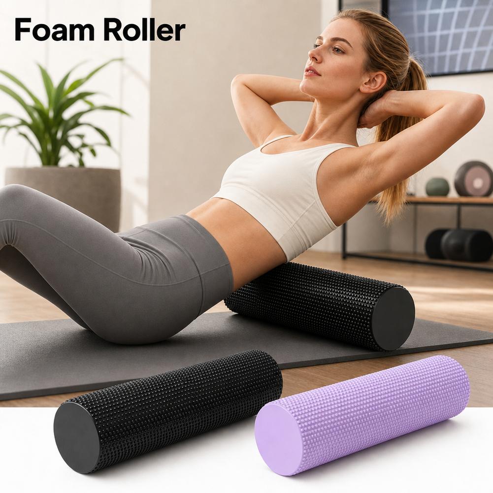 EVAヨガフォームローラー高密度ワークアウトリカバリーボディ - Health Wellness And Fitness のレビューと価格