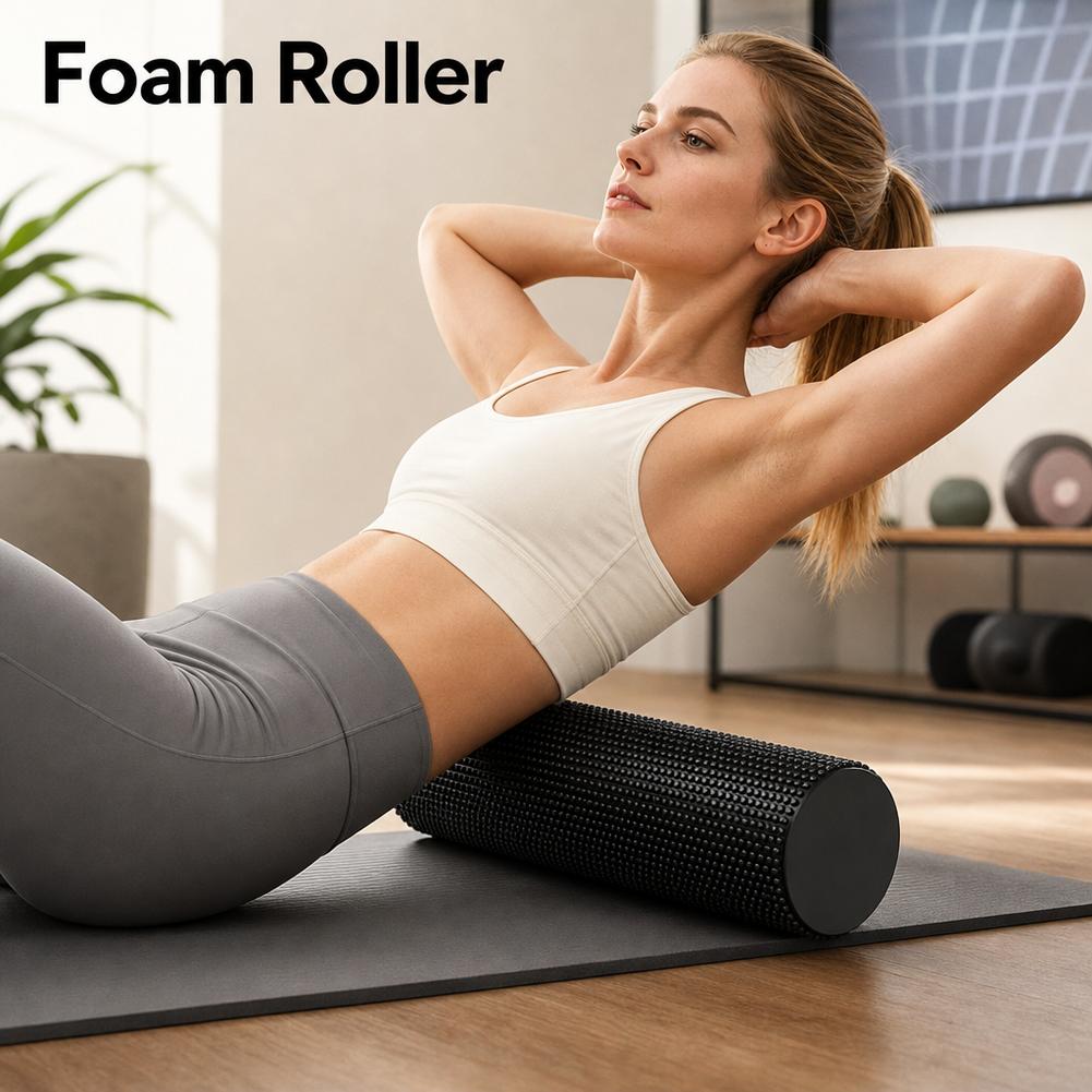 EVAヨガフォームローラー高密度ワークアウトリカバリーボディ - Health Wellness And Fitness のレビューと価格