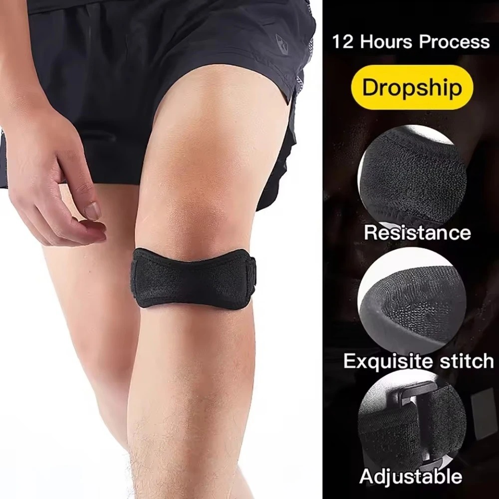 1 ピース調節可能な圧縮膝サポートブレース衝撃吸収膝スリーブ - Compression Knee Sleeve のレビューと価格