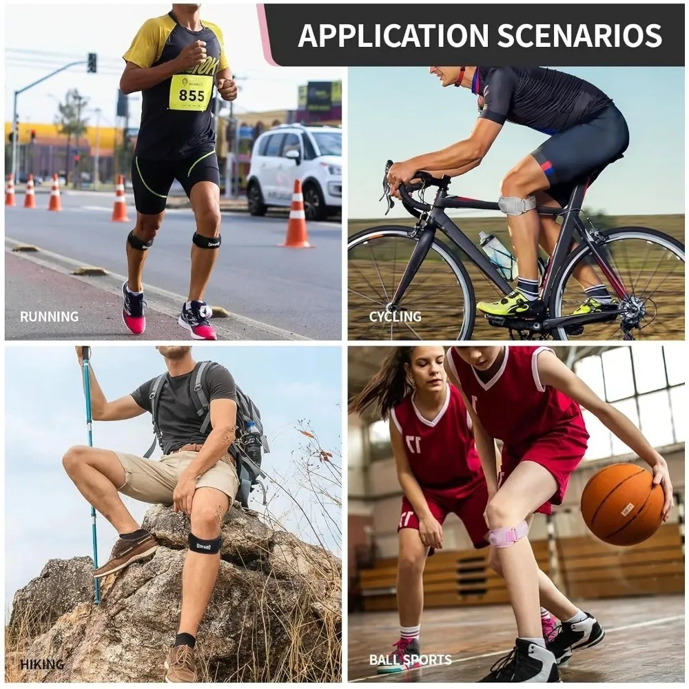 1 ピース調節可能な圧縮膝サポートブレース衝撃吸収膝スリーブ - Compression Knee Sleeve のレビューと価格