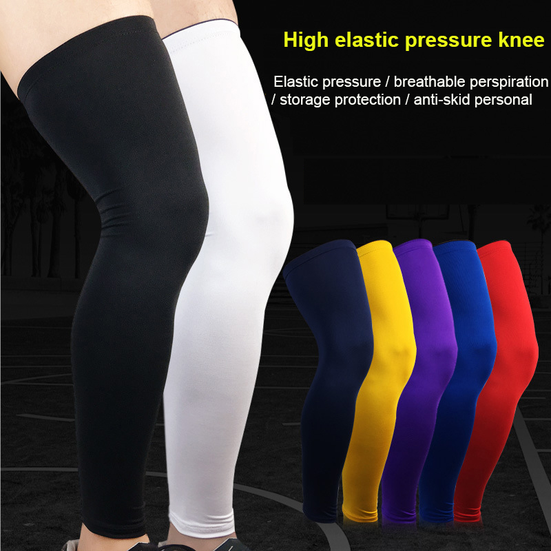 1個の超弾性バスケットボールニーパッドサポートブレースフット - Compression Knee Sleeve のレビューと価格